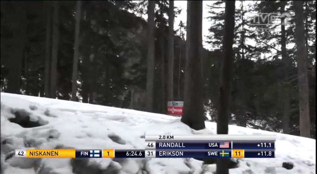 PŚ Davos - 15 km st. dowolnym (14.12.2013)