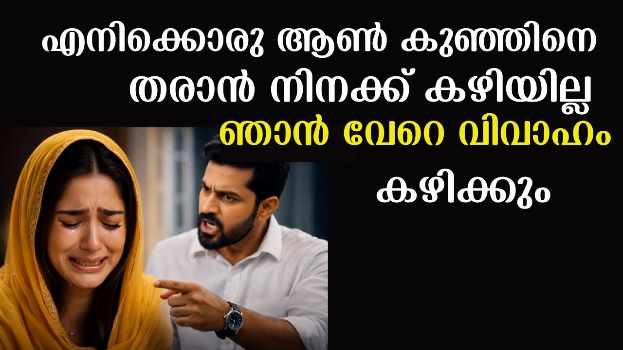 ഞാൻ വേറെ വിവാഹം കഴിക്കും,എനിക്കൊരു ആൺ കുഞ്ഞിനെ വേണം | Emotional Story | Family story 