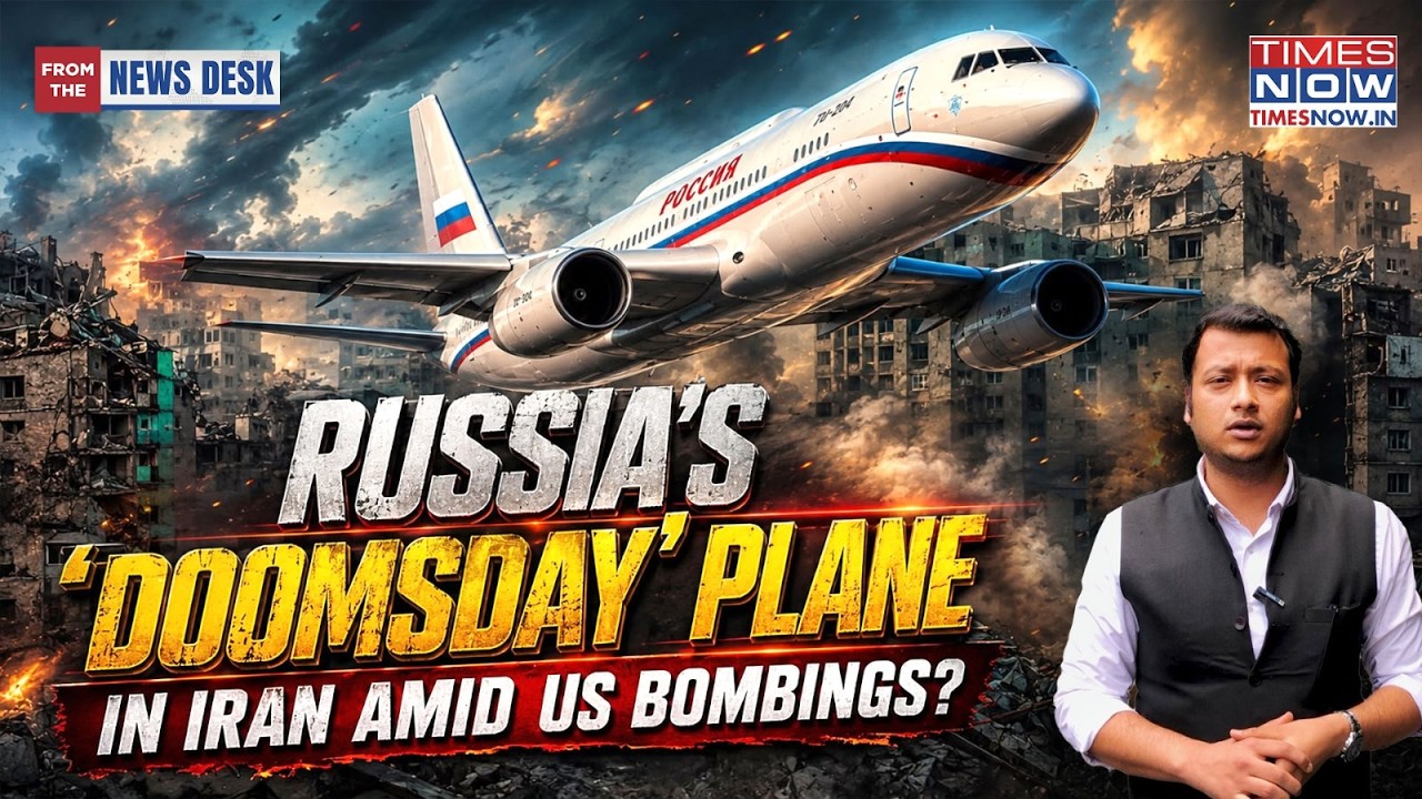 Iran War: Russia Stumps Trump With A 'Doomsday Plane' Move| Why Tu-214PU Command Post In Tehran?