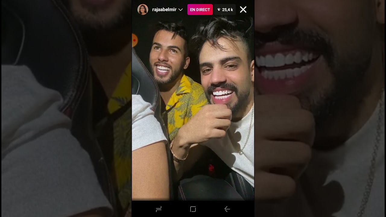 لايف رجاء بلمير ورضا الوهبي عمر بلمير زاهي لايف🚫⛔