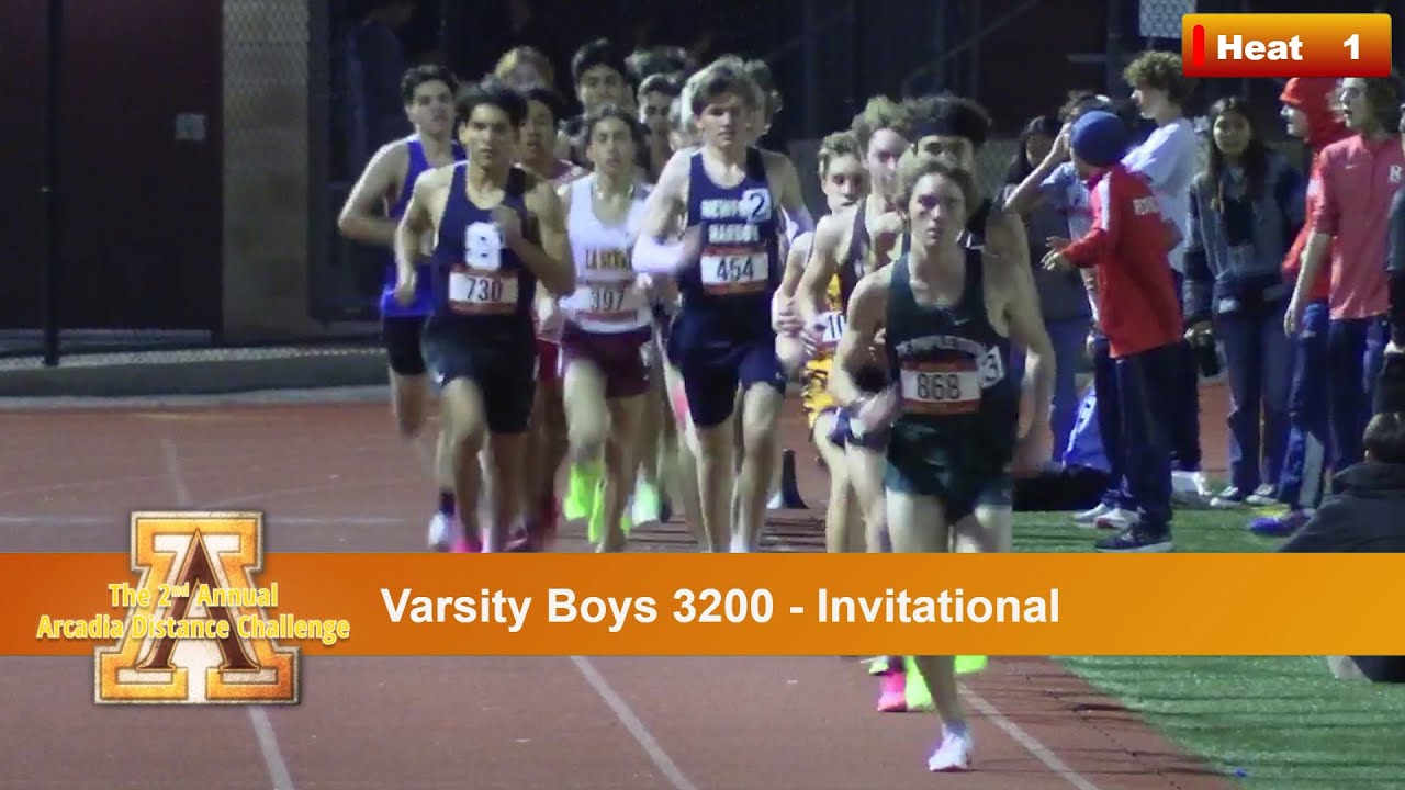2023 TF - Arcadia Distance - 3200 Meters (Boys, Varsity, Invite)