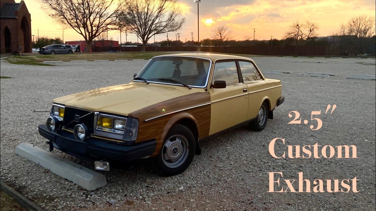 Volvo 242 Custom Exhaust Cold Start