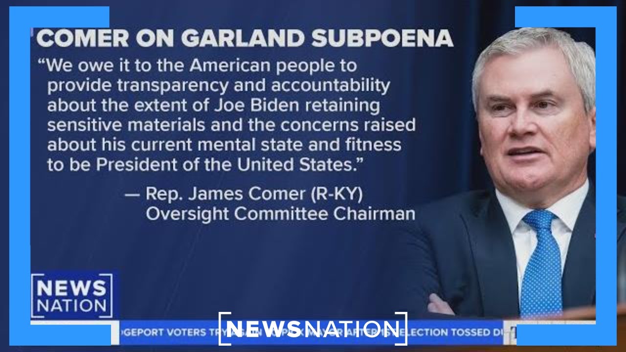 House GOP subpoenas DOJ for Biden interview documents | The Hill
