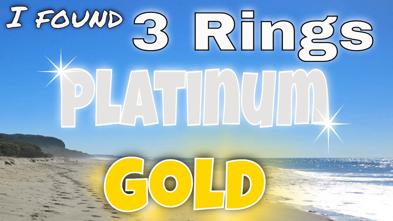 I found 3 Rings | Metal Detecting Beach