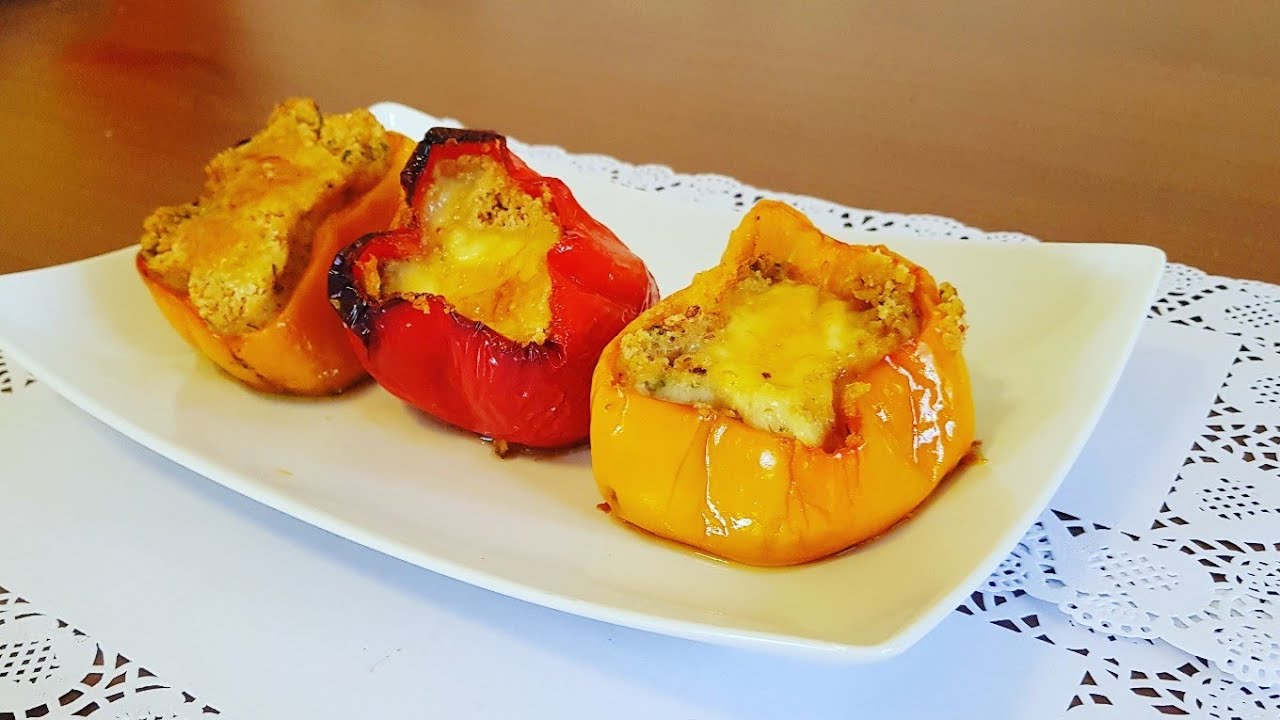 PEPERONI RIPIENI AL FORNO ricetta calabrese facilissima e buonissima