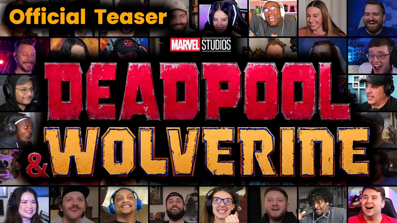 Deadpool & Wolverine - Official Teaser | REACTION MASHUP | Deadpool 3 - Super Bowl 2024