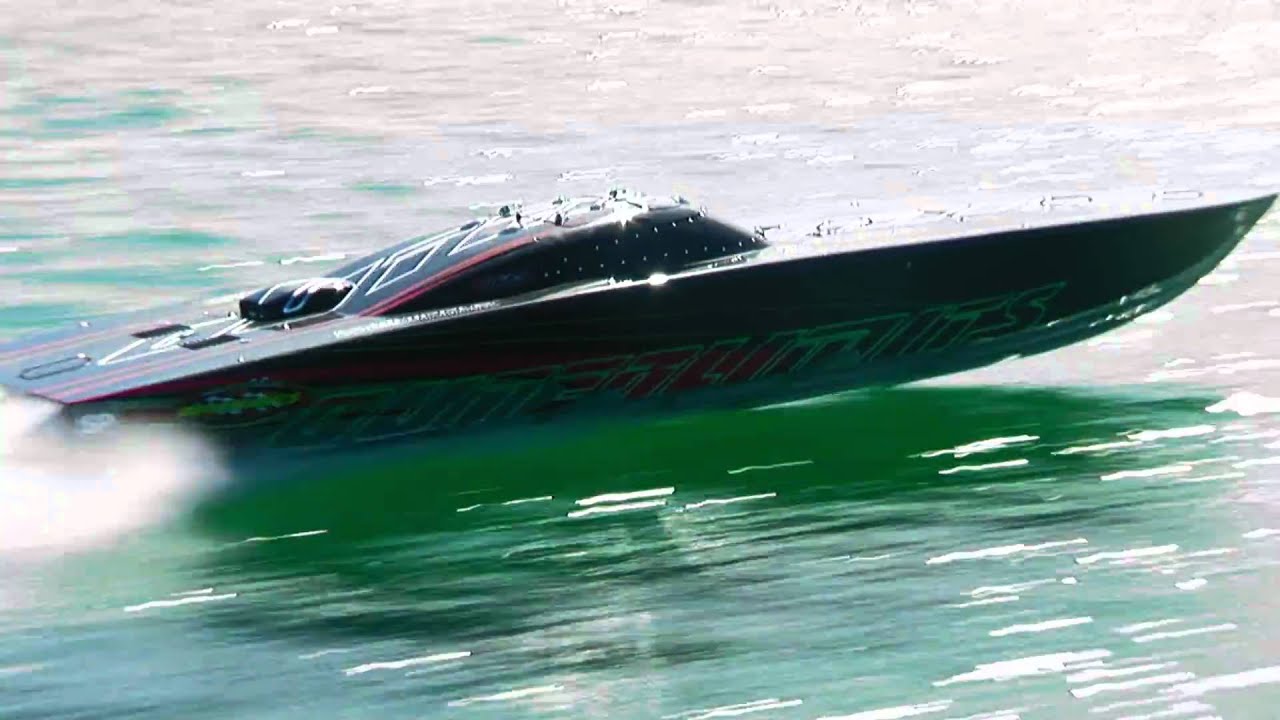 Outerlimits SV-40 Powerboat on RAILS!!!! 2400 HP