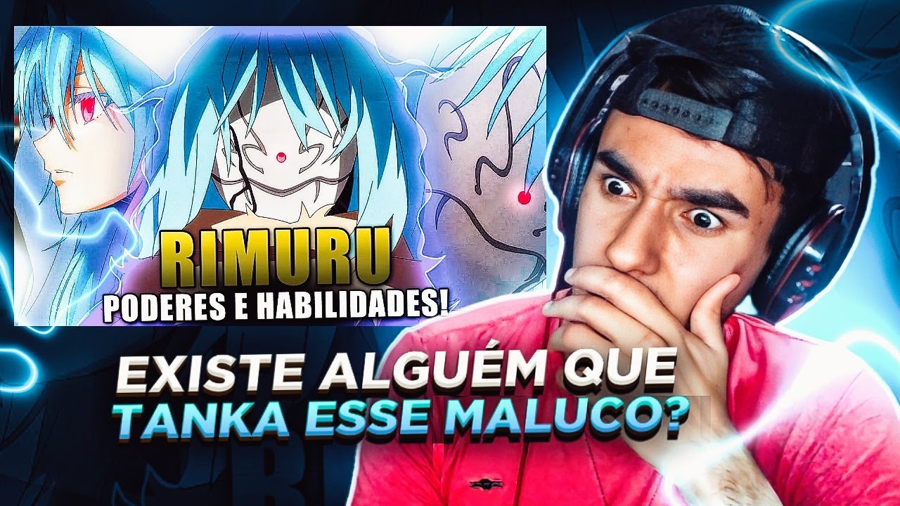 REACT - PODERES E HABILIDADES DE RIMURU TEMPEST LORDE DEMÔNIO | TENSEI SHITARA SLIME