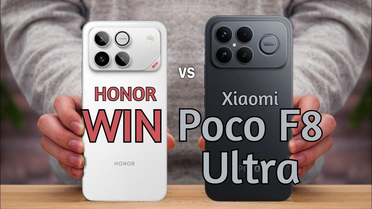 Honor Win vs Xiaomi Poco F8 Ultra | Full Comparison 2025 – Camera, Gaming & Performance Test