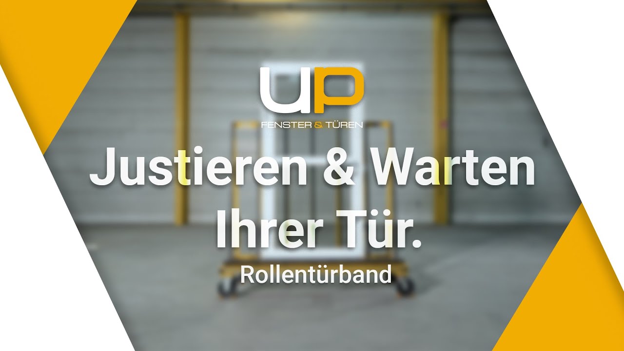 UP Einstellvideo || Rollent&uuml;rband