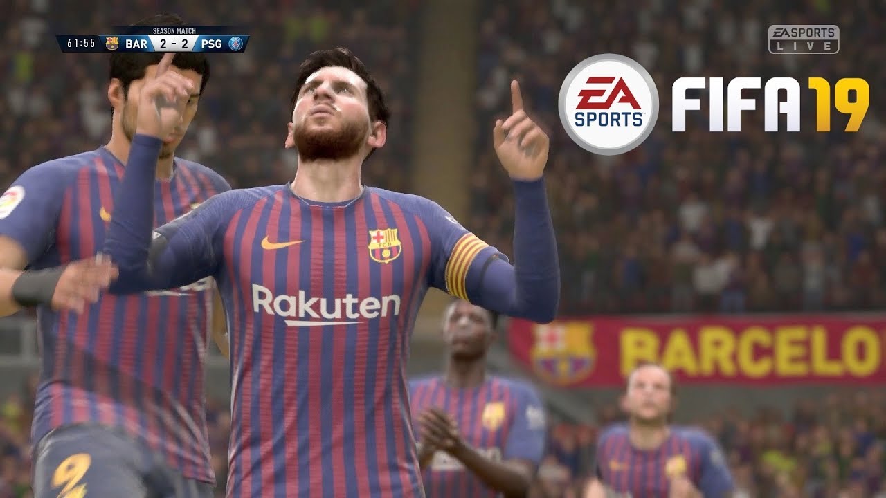 FIFA 19 ROAD TO DIVISION 1 PART 1 - BARCELONA VS PSG - FIFA 19 Online Seasons Gameplay