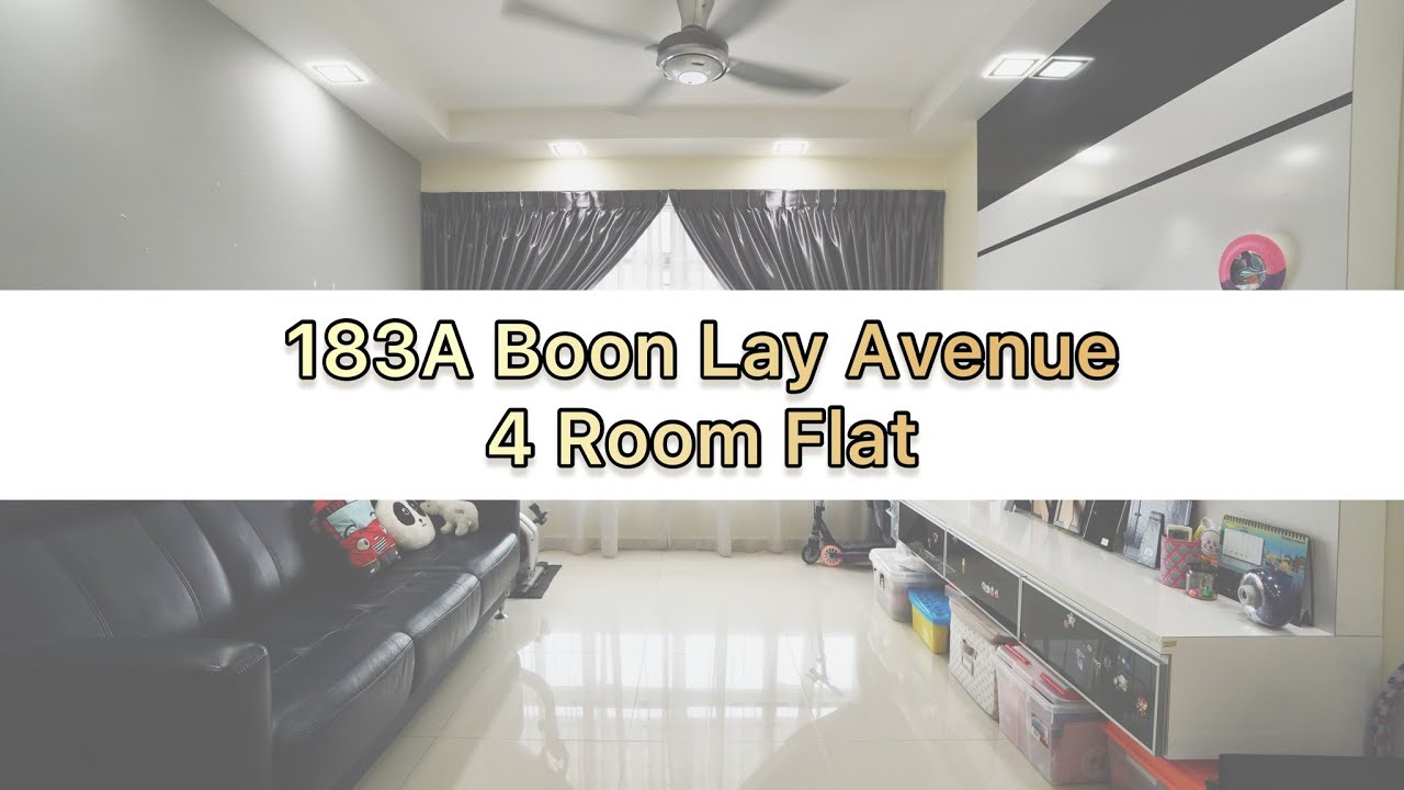 [NEW LISTING] 183A BOON LAY AVENUE | 4 ROOM HDB FLAT FOR SALE