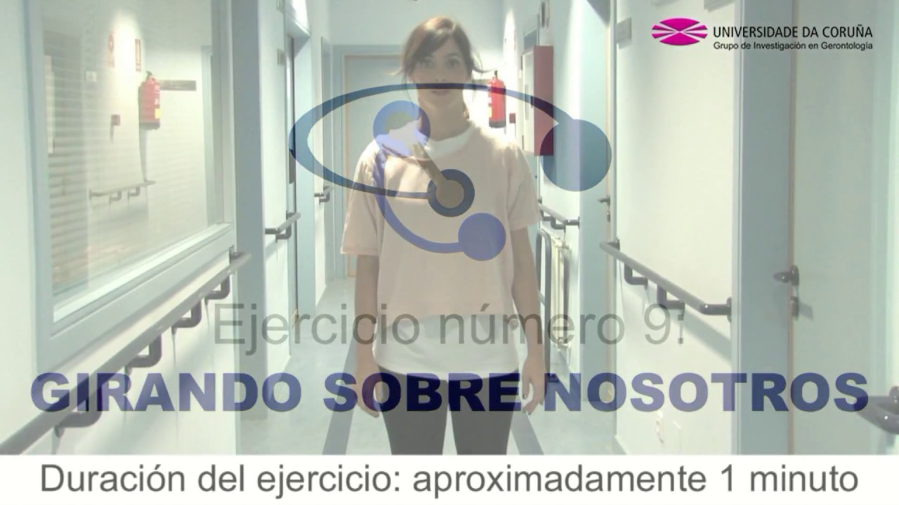 Ejercicios para personas mayores. Equilibrio dinámico (Telegerontología®)