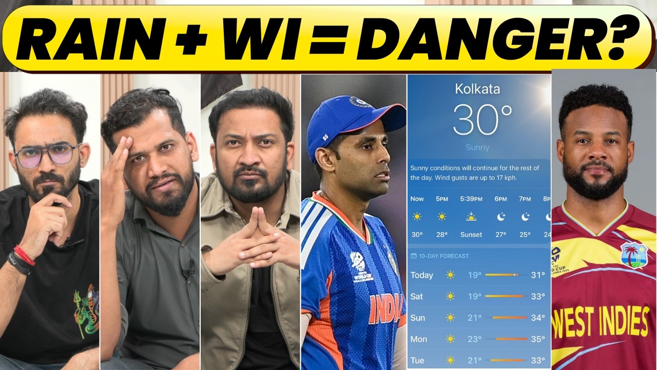 🔴GC Connect: World Cup Favourites Again? India’s Rain Worry & West Indies Virtual Knockout Pressure
