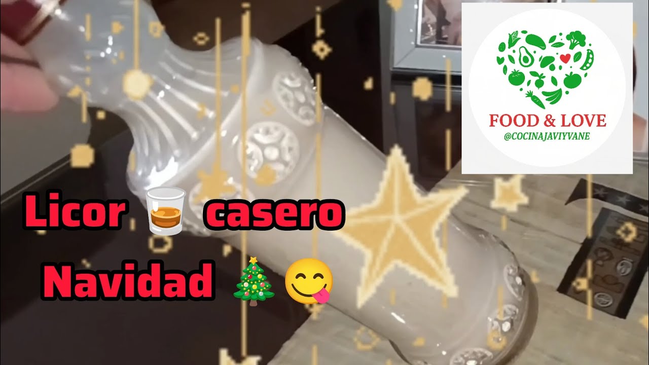 LICOR DE NAVIDAD 🎄 SIN APENAS ALCOHOL 😋