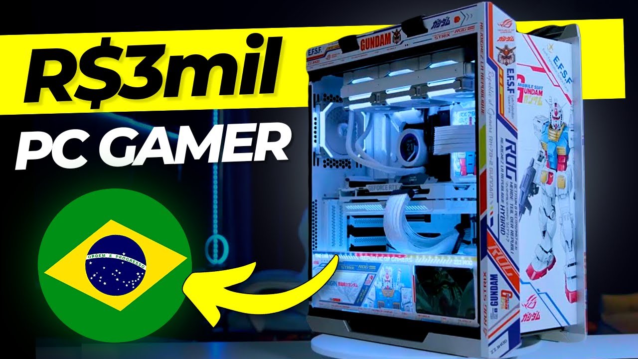Montei o PC Gamer MAIS BARATO do BRASIL 2022 até R$3000 - RODA TUDO