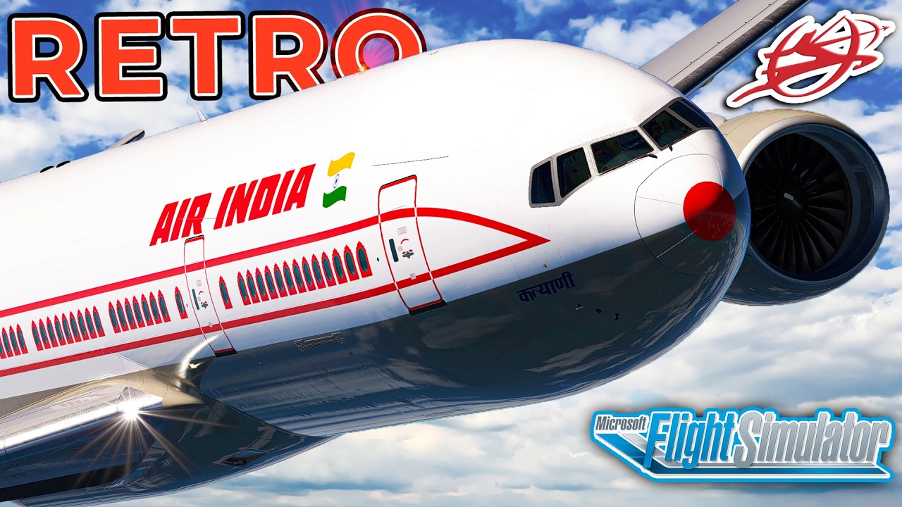 Flight Simulator B777-200ER | Goa - Mumbai | Air India Retro Full Flight | MSFS