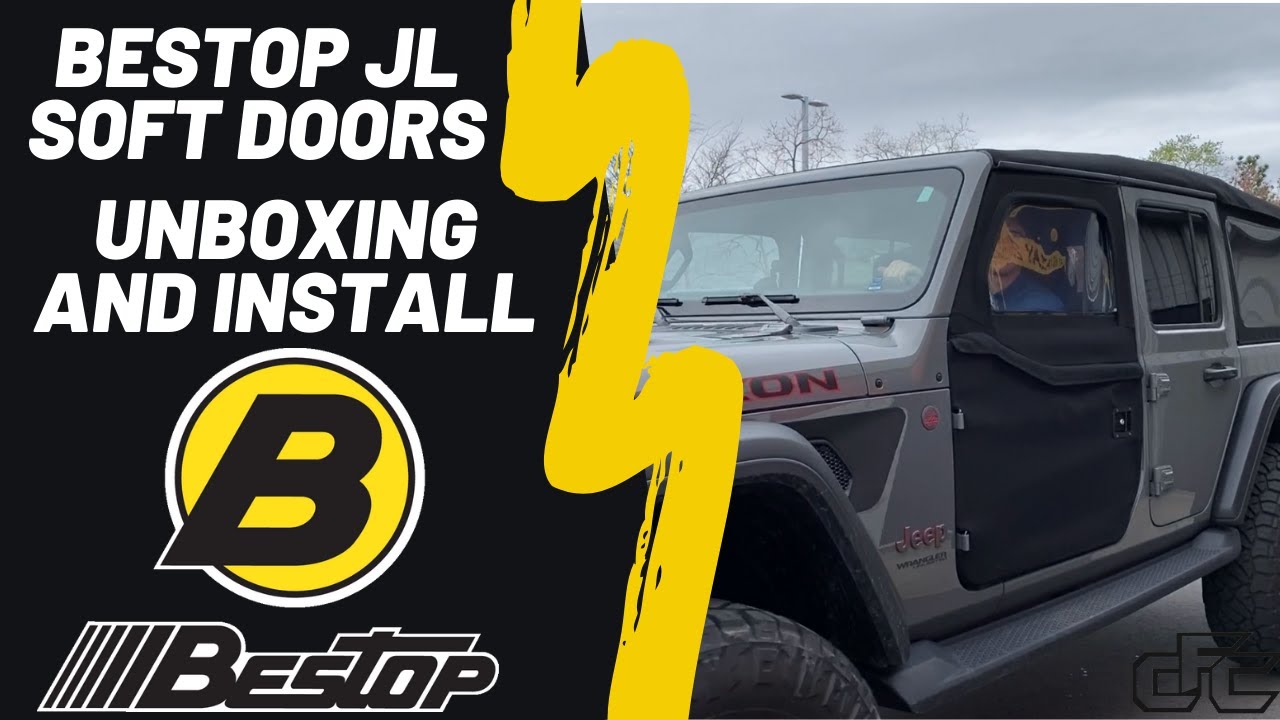 BESTOP JL FABRIC DOORS - UNBOXING AND INSTALL