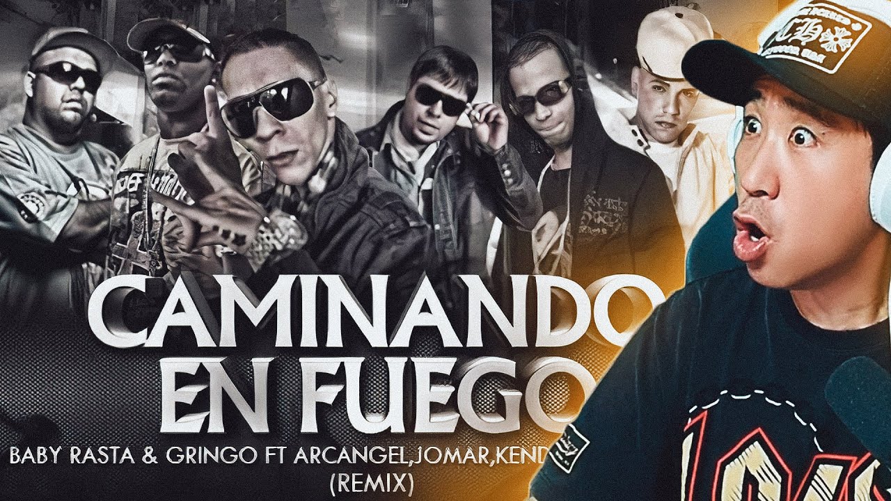 Coreano Loco reacciona a Caminando en Fuego Remix 🤯🔥 Baby Rasta y Gringo, Arcángel, Kendo Kaponi
