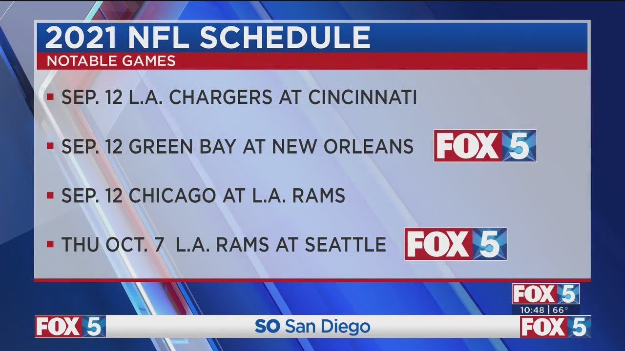 NFL Releases 2021 Regular Season Schedule