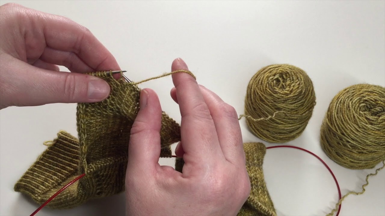 How To: Work a Gusset Heel (2aat)