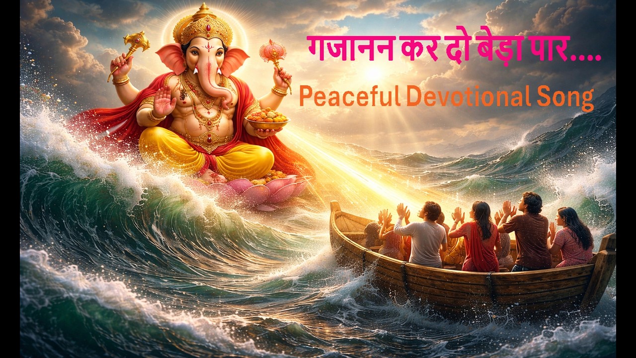गजानन कर दो बेड़ा पार | Gajanan Kar Do Beda par  | Peaceful Devotional Song | Bhakti Rasdhara