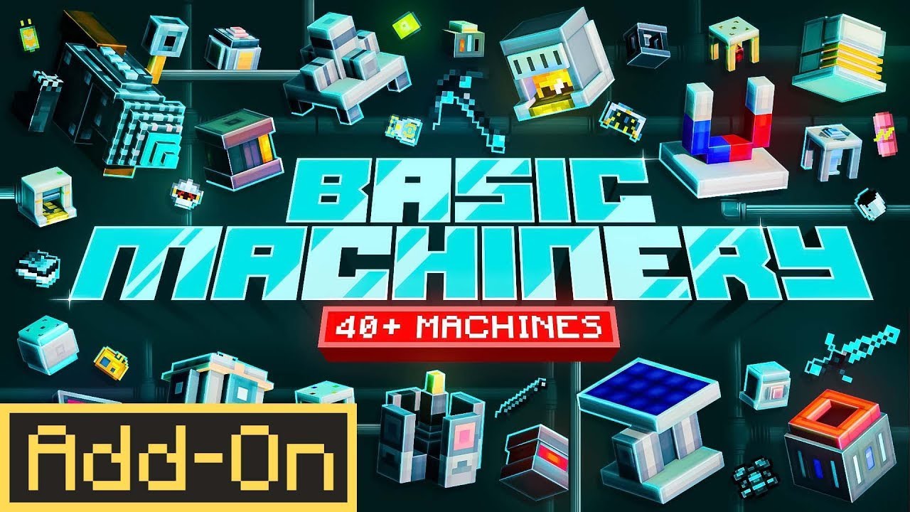 Basic Machinery | Minecraft Marketplace Addon | ALL Machines Guide