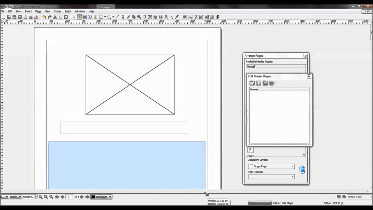 Scribus Master Pages Tutorial