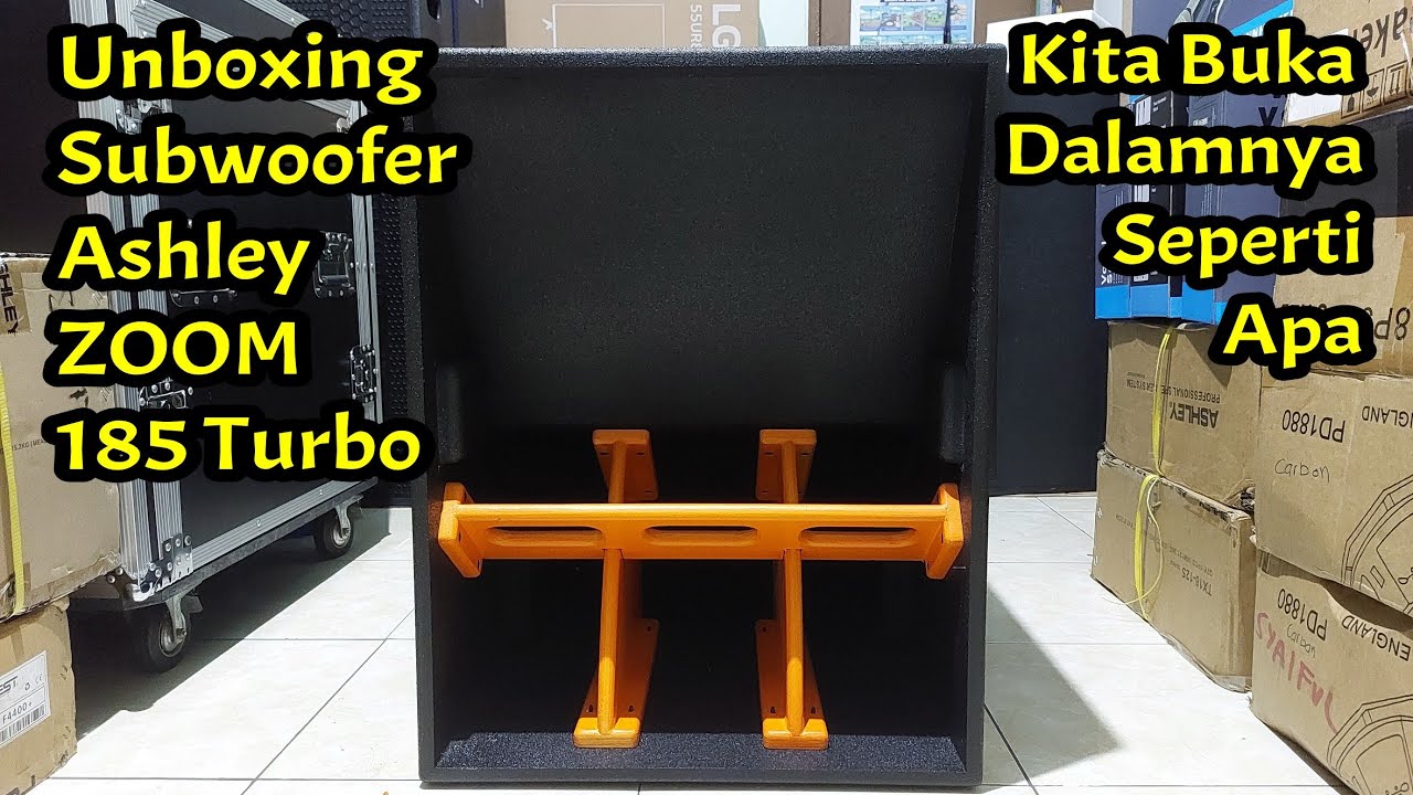 Bongkar Isi Subwoofer ASHLEY 185 Turbo
