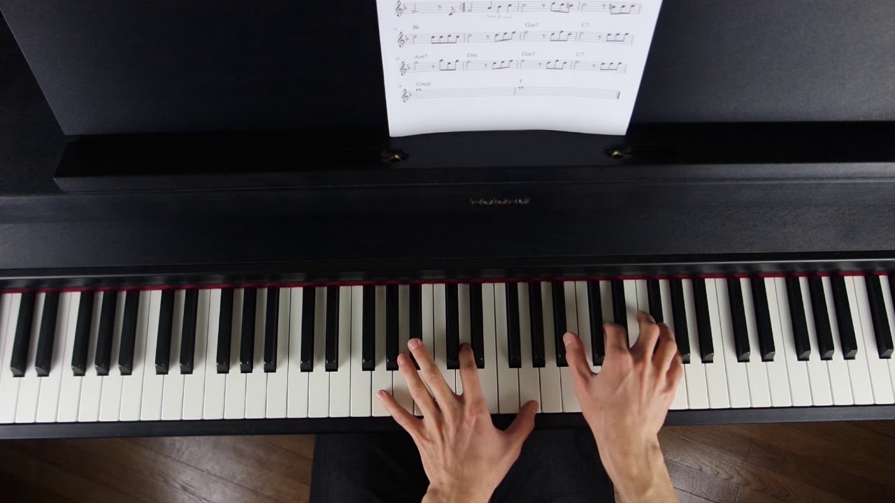 Leçon de piano n°5+ : Tutoriel Comme d'habitude