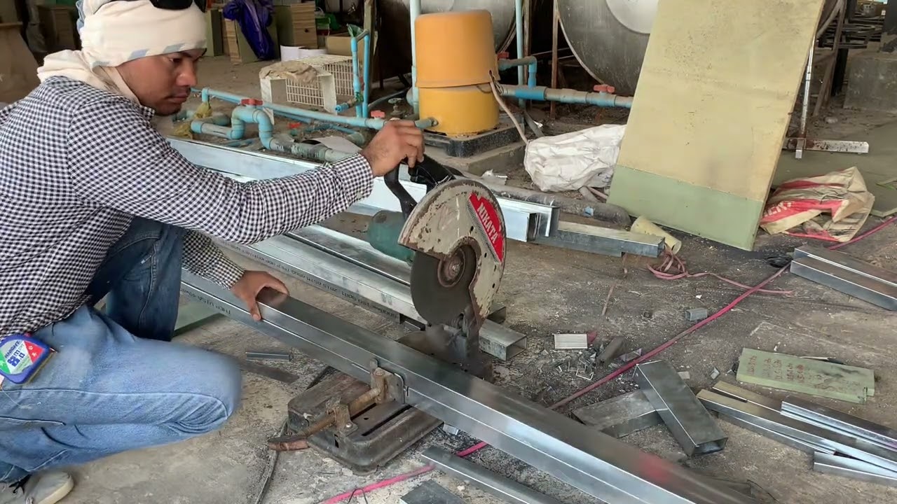 របៀបកាត់ដែក welding