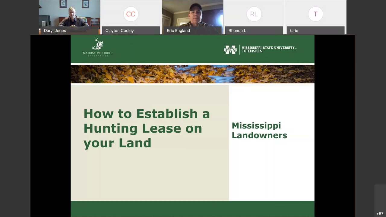 NRE: How to Establish a Hunting Lease on your Property