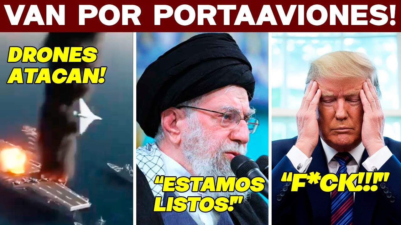 FALLA TRAMPA EUA! IRÁN VA PORTAAVIONES. APUNTA MISILES FATTAH. CIERRAN ORMUZ