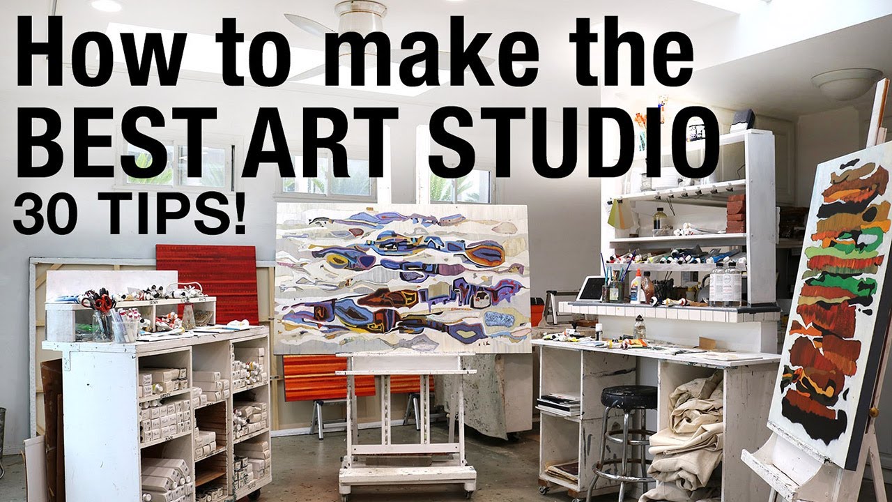 How to make the BEST ART STUDIO +30 tips!