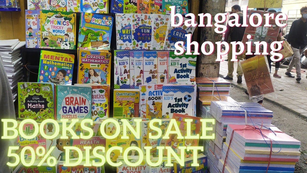 Avenue road books shopping #shopping #books #market #bangalore