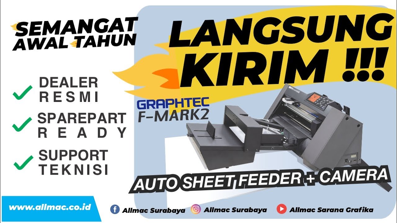 LANGSUNG KIRIM !!! Graphtec FMARK2 @ Parijsvanbally