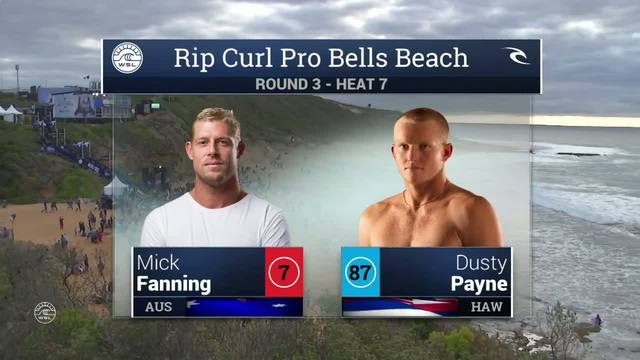 2016 Rip Curl Pro Bells Beach: Round 3, Heat 7 Video