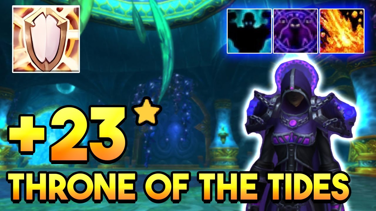 Discipline Priest M+ | +23 Throne of the Tides | 10.2