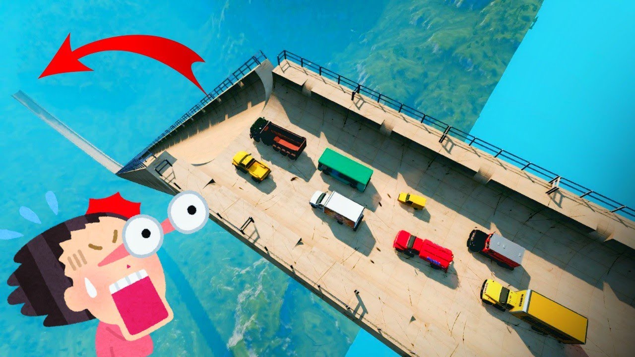 BeamNG Drive Gameplay || Extream Car Crash 😱 || @BBeamNG 