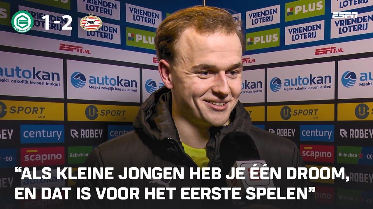 🧤 Niek Schiks STRAALT NA DEBUUT voor PSV 🌟 | Interview