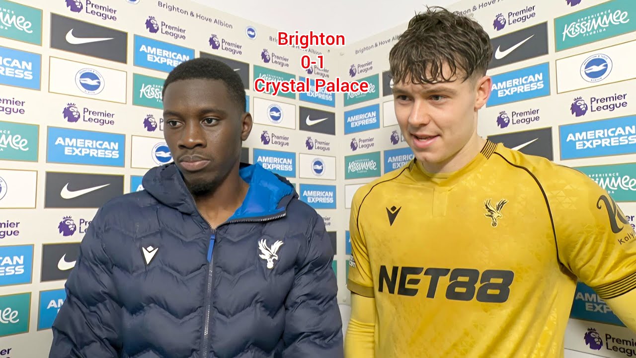 UNBELIEVABLE ATMOSPHERE..DERBY WIN ON DEBUT! Jorgen Strand & Ismaila Sarr Reacts Brighton 0-1 Palace