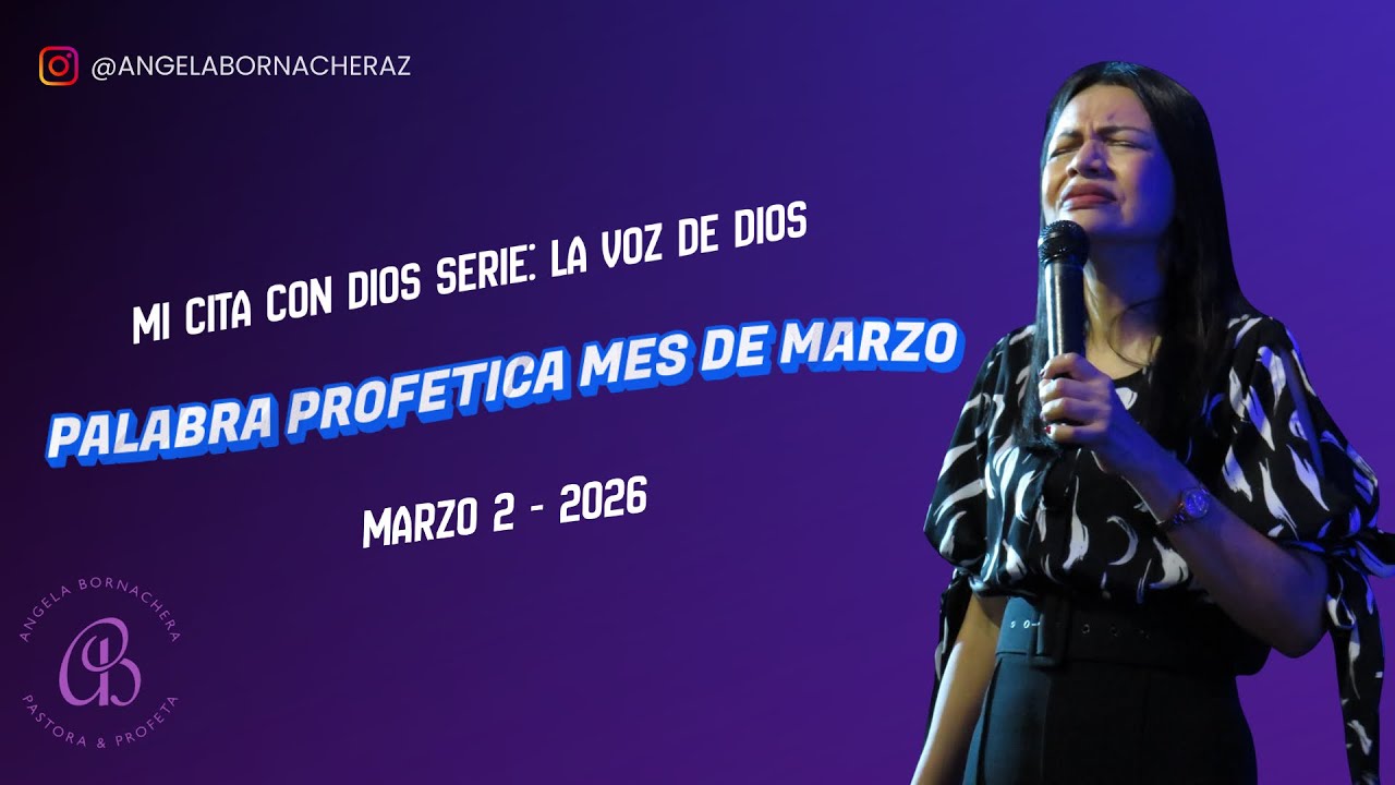 Mi Cita con Dios: Serie la voz de Dios | Devocional 1 de marzo  | Pastora Ángela Bornachera