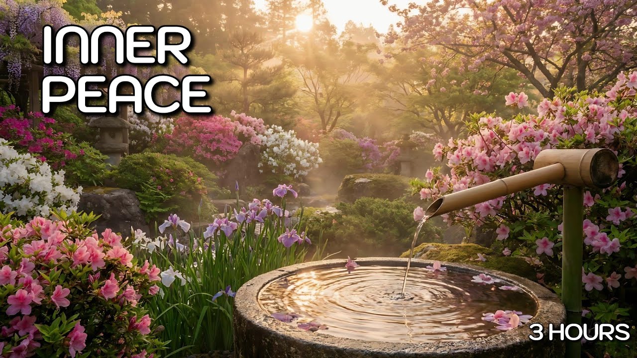 🌸 Inner Peace Meditation | Zen Healing Music for Mind & Body (3 Hours)