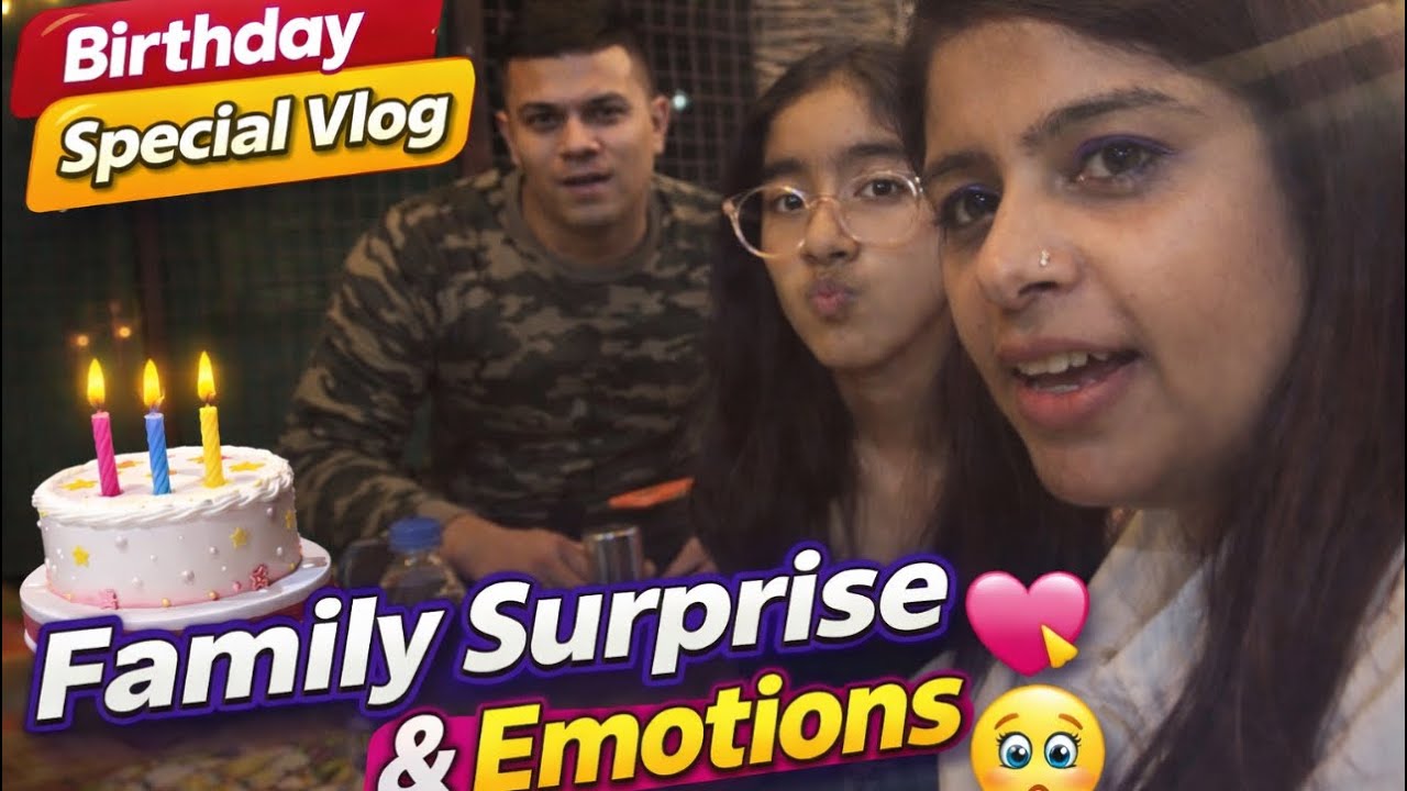 🎂 Birthday Special Vlog | Family Surprise & Emotions 💖