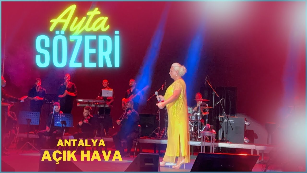 AYTA S&Ouml;ZERİ ANTALYA A&Ccedil;IK HAVA KONSERİ | 07.09.2023 | VLOG