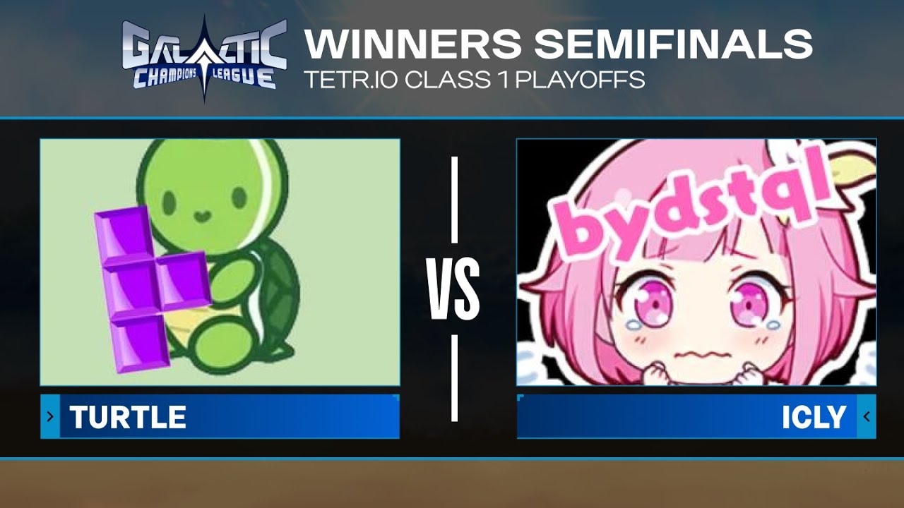 TURTLE vs ICLY - Winners Semifinals - GCL S2 Playoffs - TETR.IO Class 1