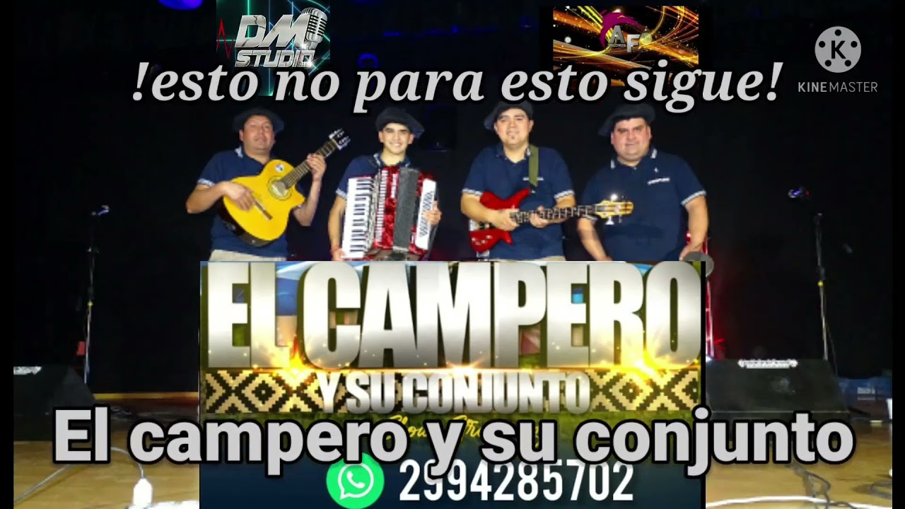 4 letras,la hoguera,entre golpes y besos El campero y su conjunto en vivo 4 material 2021