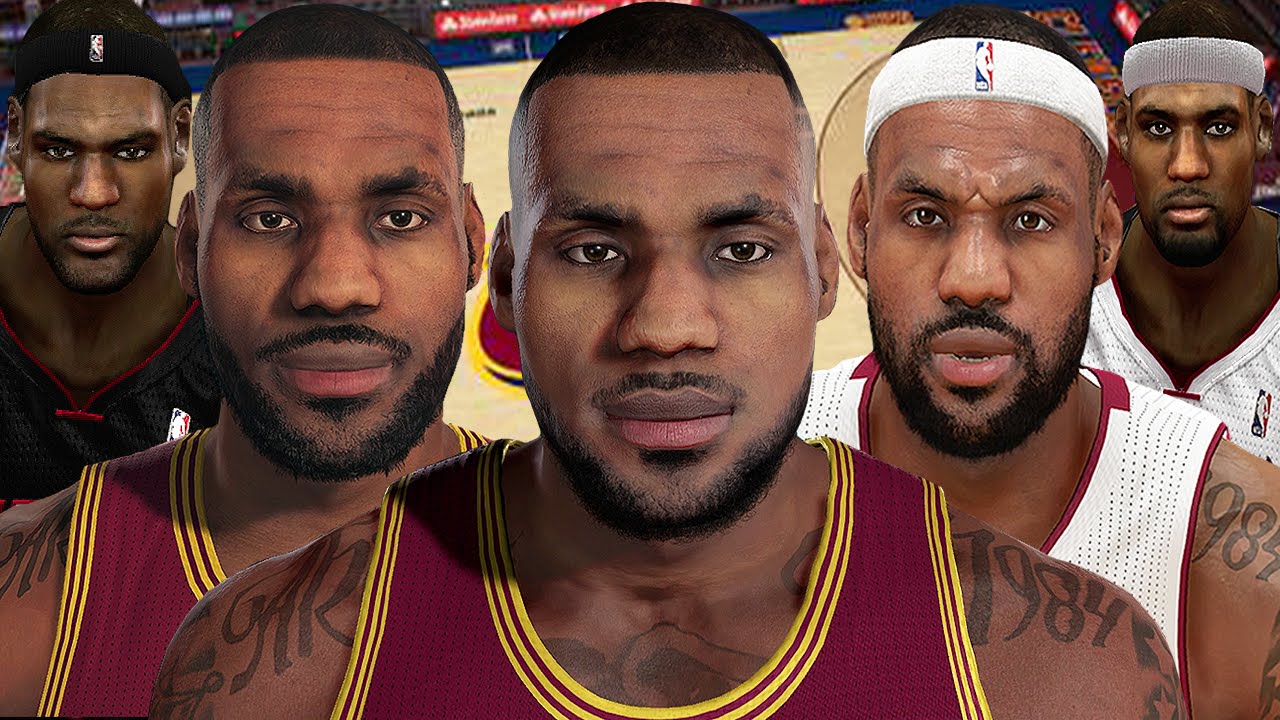 LeBron James From NBA 2K4 to NBA 2K16