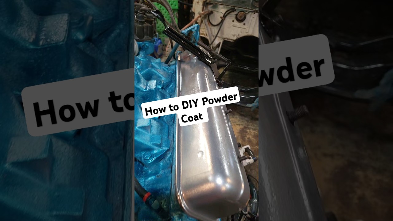 How to Powder Coat at Home #powdercoating #diy #paint #restoration #repair #powdercoat #tools