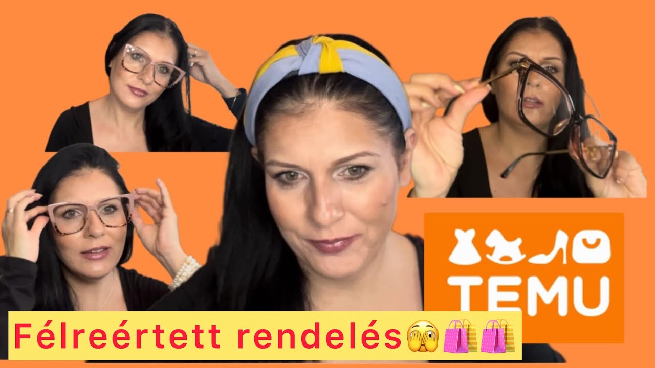 🛍️TEMU HAUL| Meggondolatlan Rendelés!🫣 Rahedli Szemüveg👓👓✨📦📪#haul #temu #shopping #unboxing